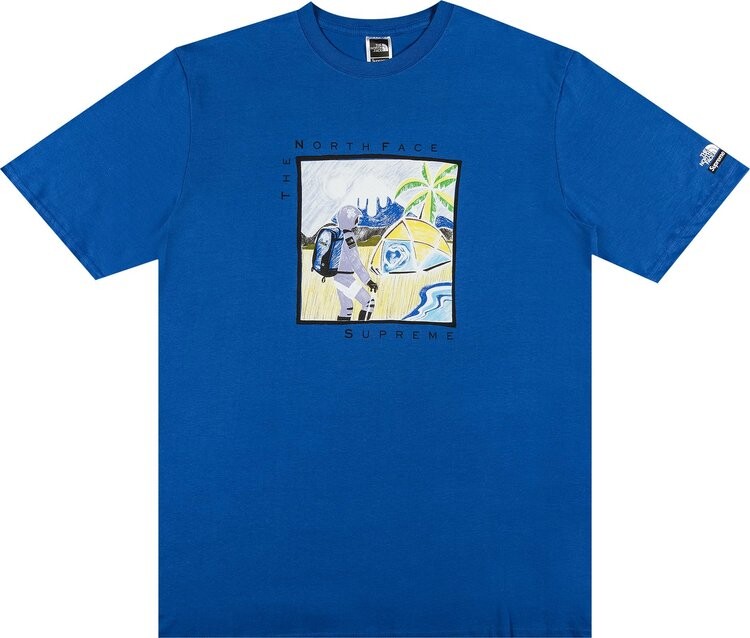 

Футболка Supreme x The North Face Sketch Short-Sleeve Top 'Blue', синий