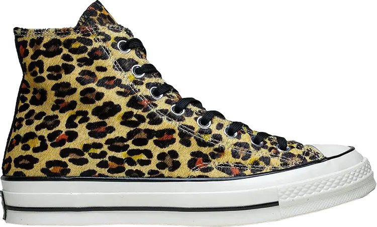 

Кроссовки Converse Chuck 70 Hi Varsity Remix Cheetah, коричневый