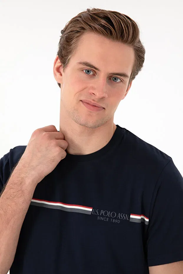 Мужской пижамный комплект с коротким рукавом U.S. Polo Assn., Navy Blue — фото 2