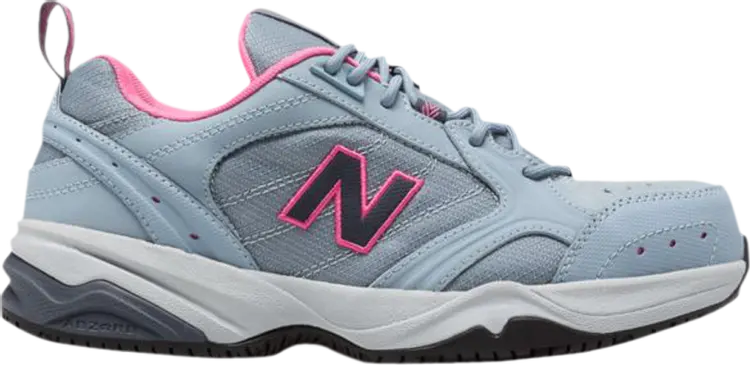 

Кроссовки New Balance Wmns Steel Toe 627 Suede 'Light Grey Pink', серый