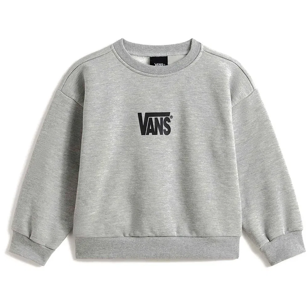 Детский свитшот с принтом Stretch Logo Vans, Grey — фото 3