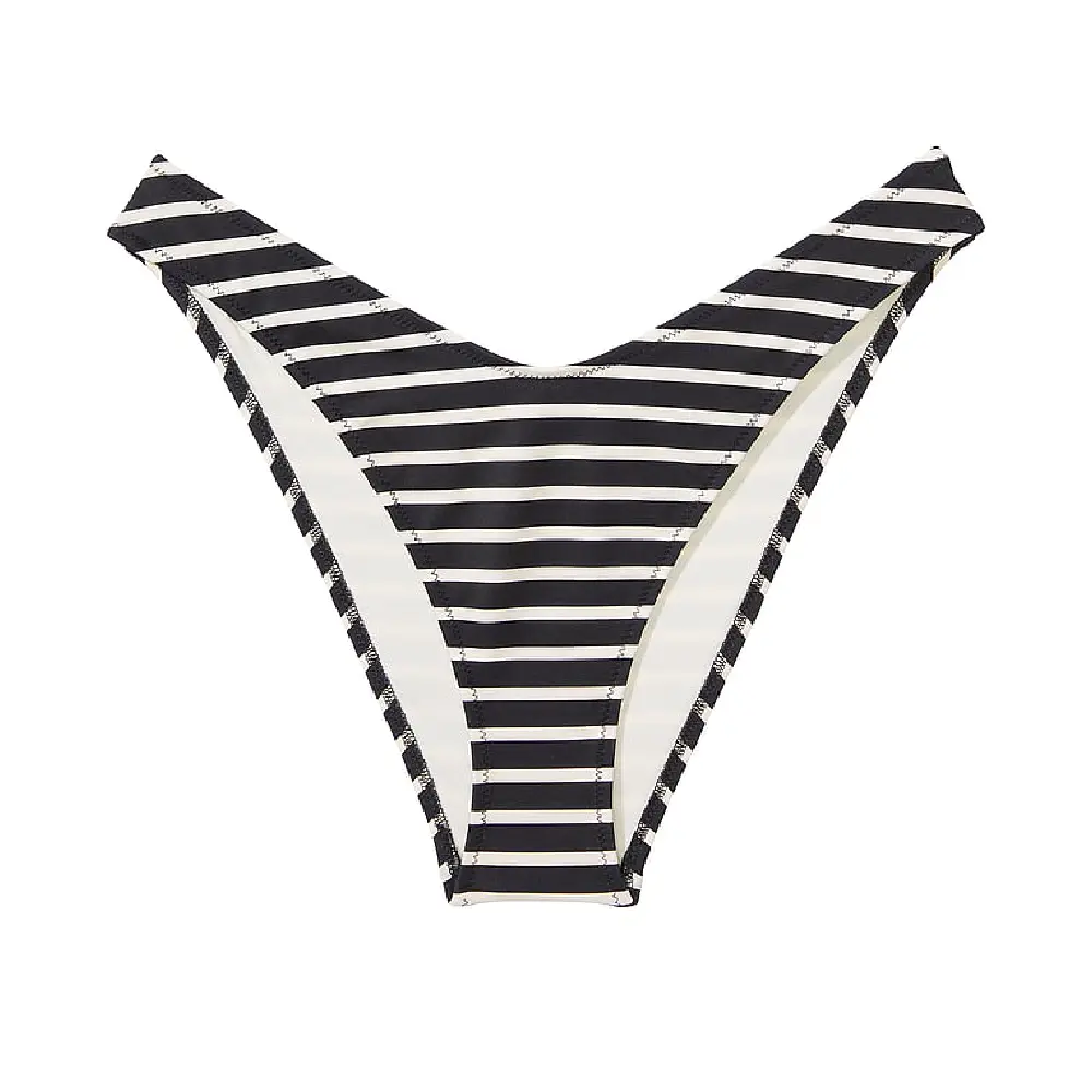 

Трусы бикини Victoria's Secret Pink Brazilian, черный/кремовый