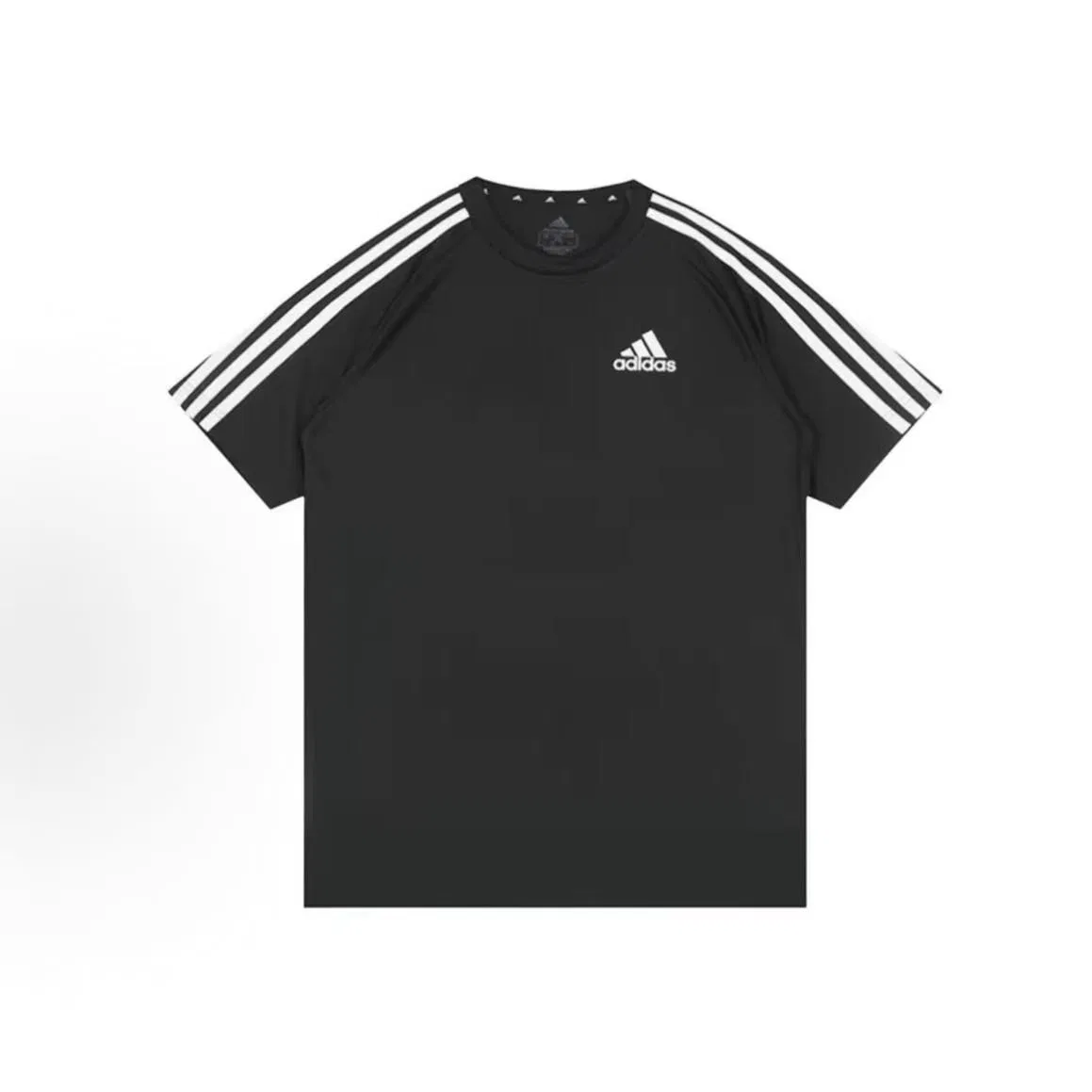 Футболка с полосками Adidas, Black — фото 4