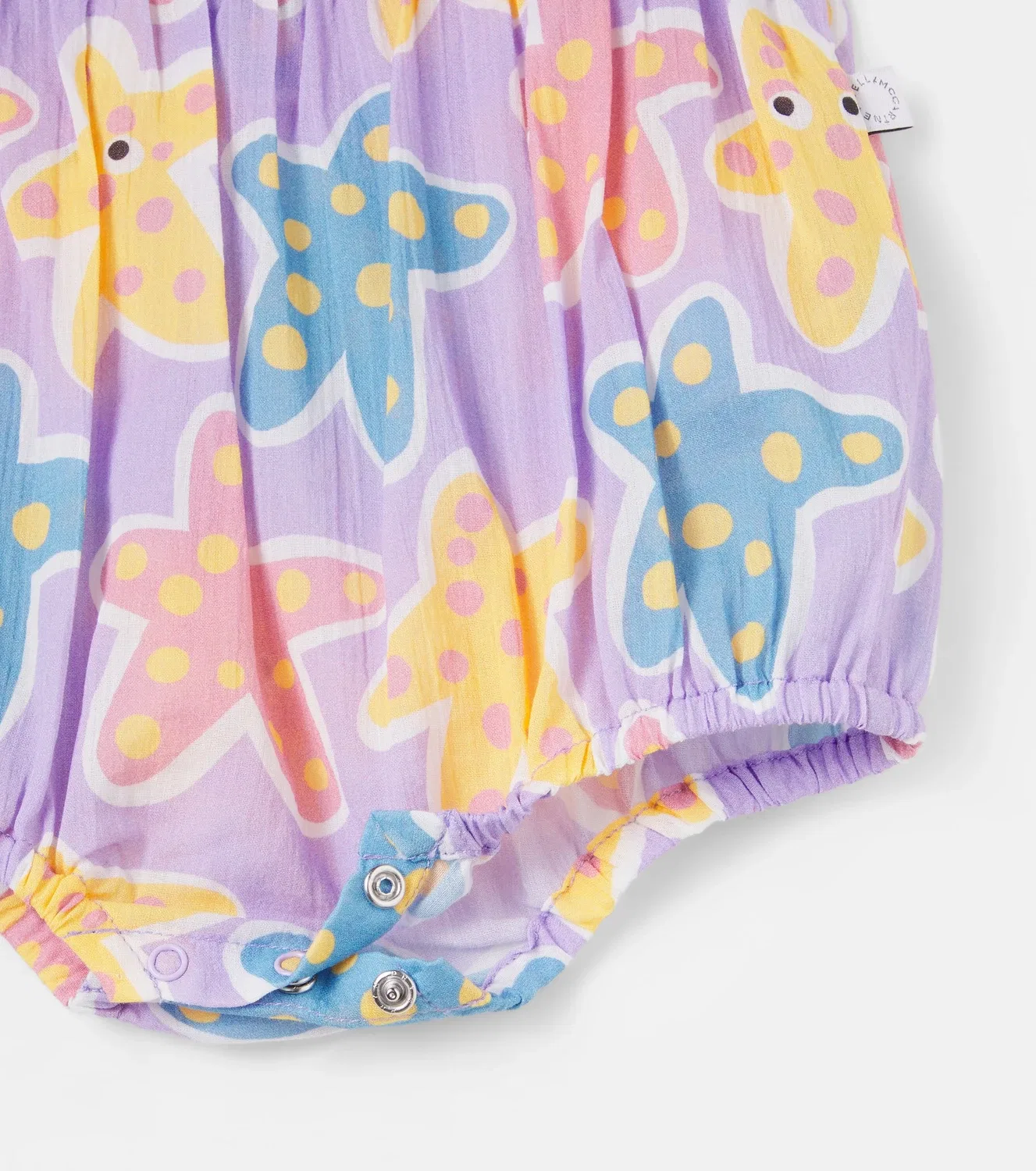 Боди хлопковое с принтом Stella Mccartney Kids, черный — фото 3