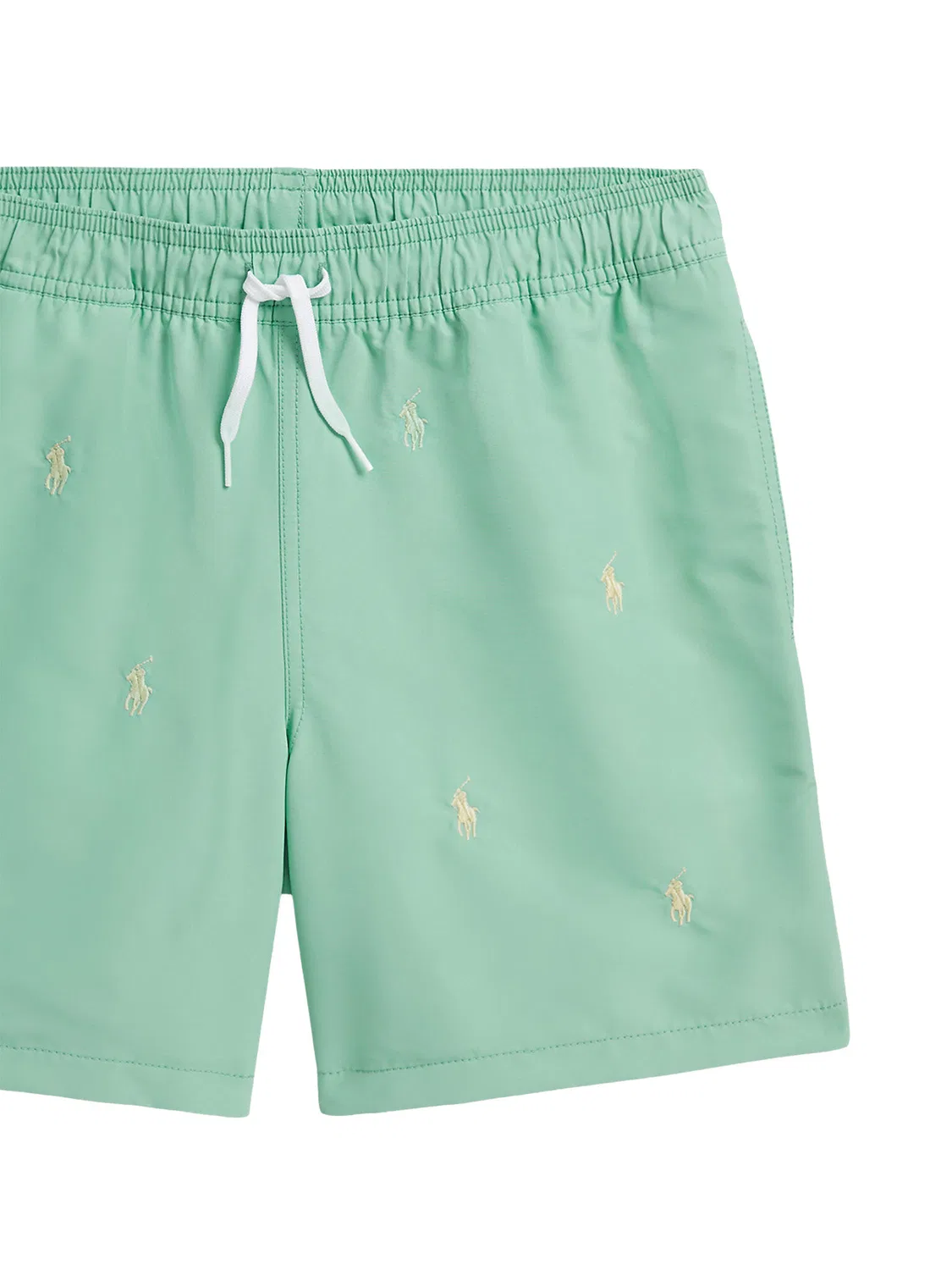 Плавки-шорты стандартного кроя для мальчика Polo Ralph Lauren, зеленый — фото 3