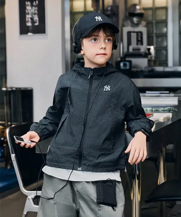 Ветровка Street Check Ribstop, Mlb Kids, черный