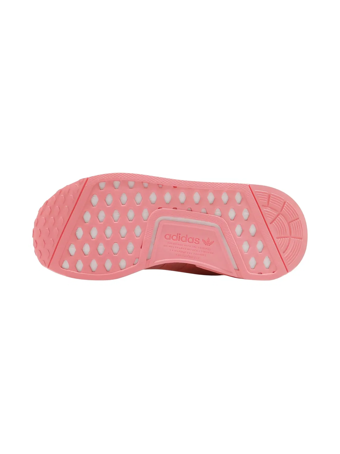 Кроссовки NMD R1 Glow Pink Adidas, розовый — фото 3