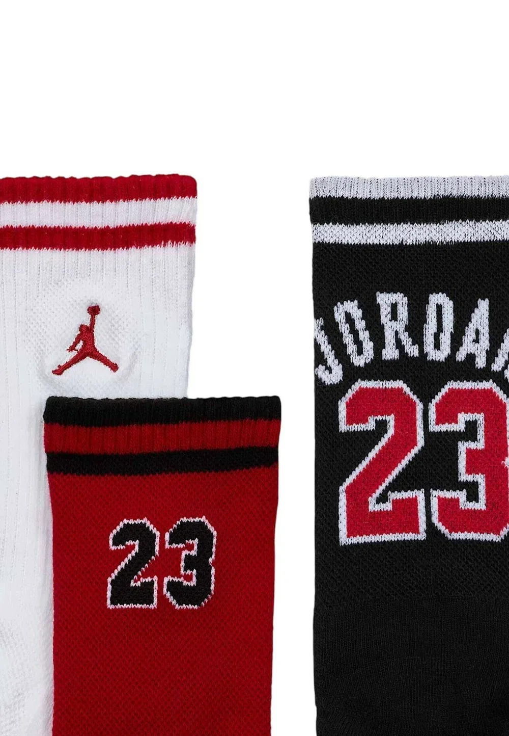 J varsity 3pk col 023 - носки Jordan, Black — фото 4