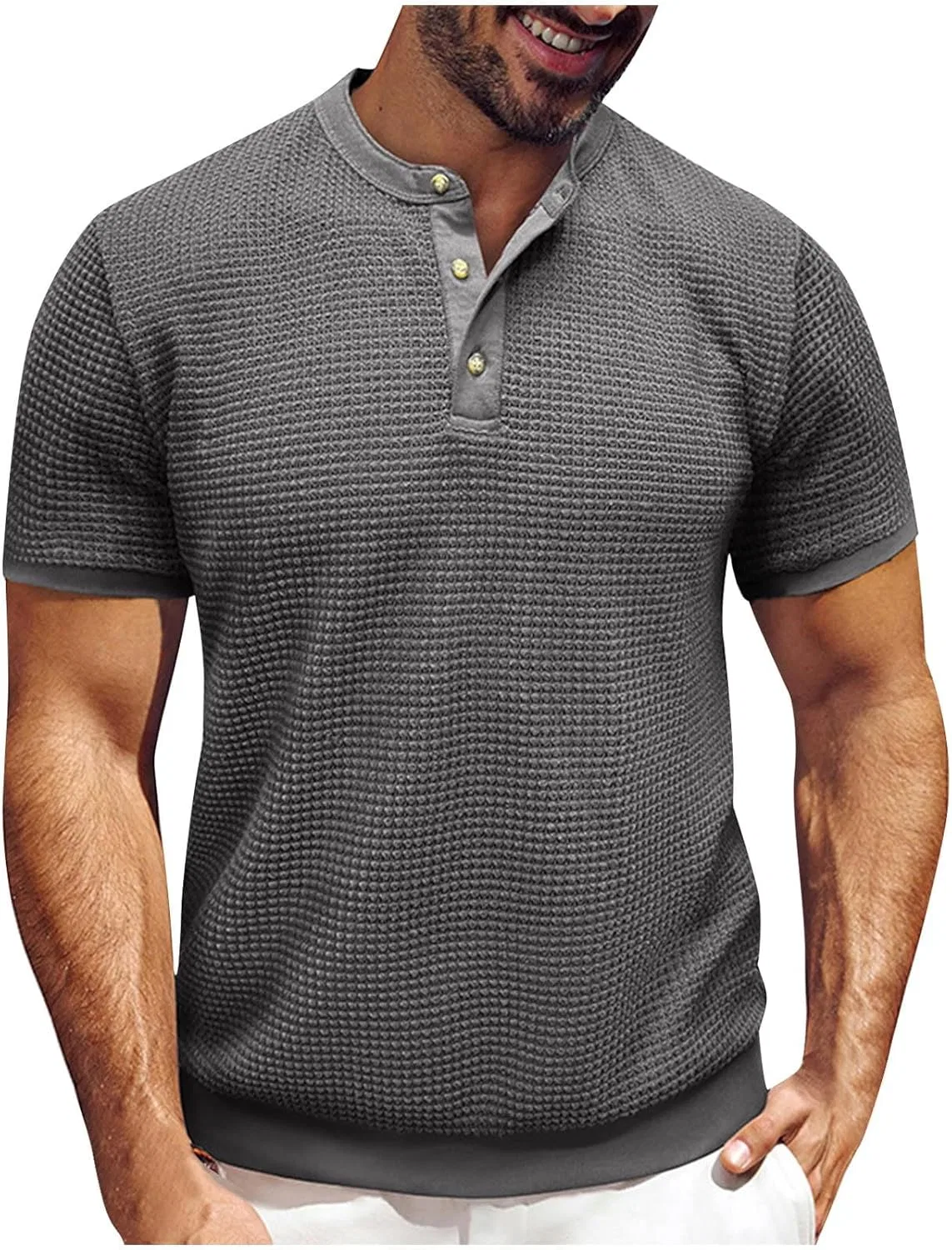 Мужская футболка с текстурой Athletic Tops, Gray