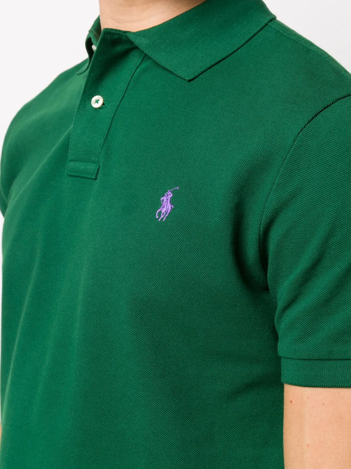Polo Ralph Lauren Рубашка-поло зеленая — фото 2