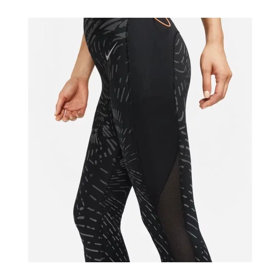 Спортивные леггинсы с принтом Nike Dri-Fit Run Division Fast, Черный — фото 3