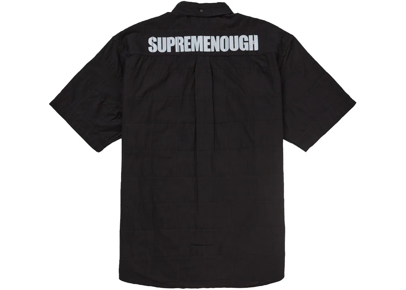 Мужская рубашка с принтом Supreme GOODENOUGH Patchwork S/S Shirt, Black — фото 2
