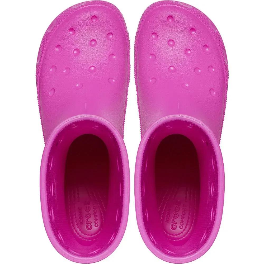 Детские сапоги для девочек Classic Crocs, Pink — фото 4