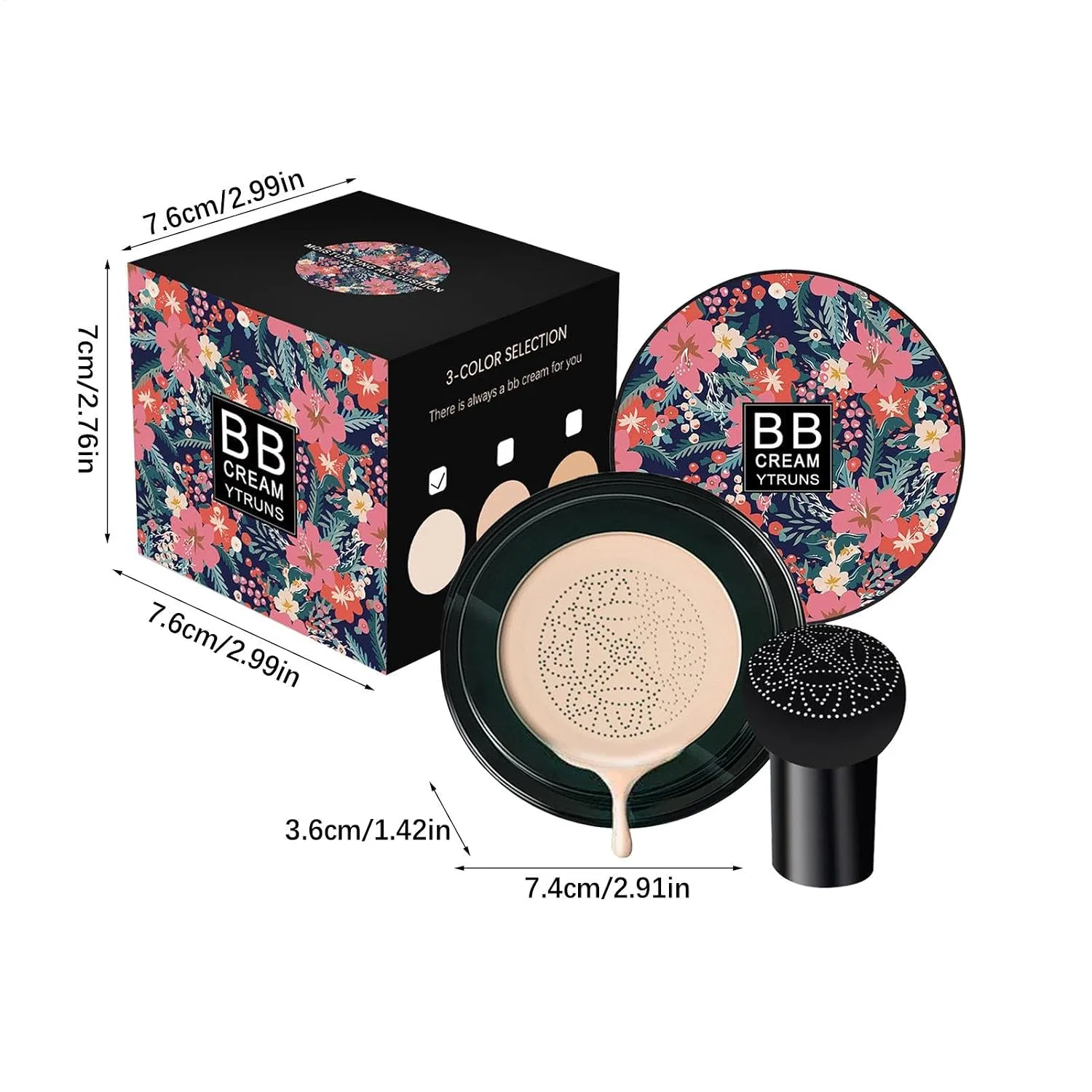 Generisch BB Cream тональный крем для лица, 15 г, White — фото 2