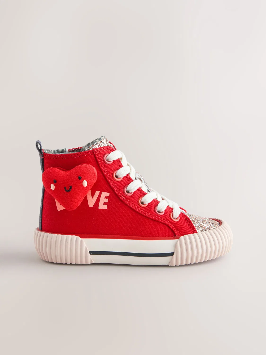 Кеды высокие Red Heart Standard Fit Next, красный — фото 4