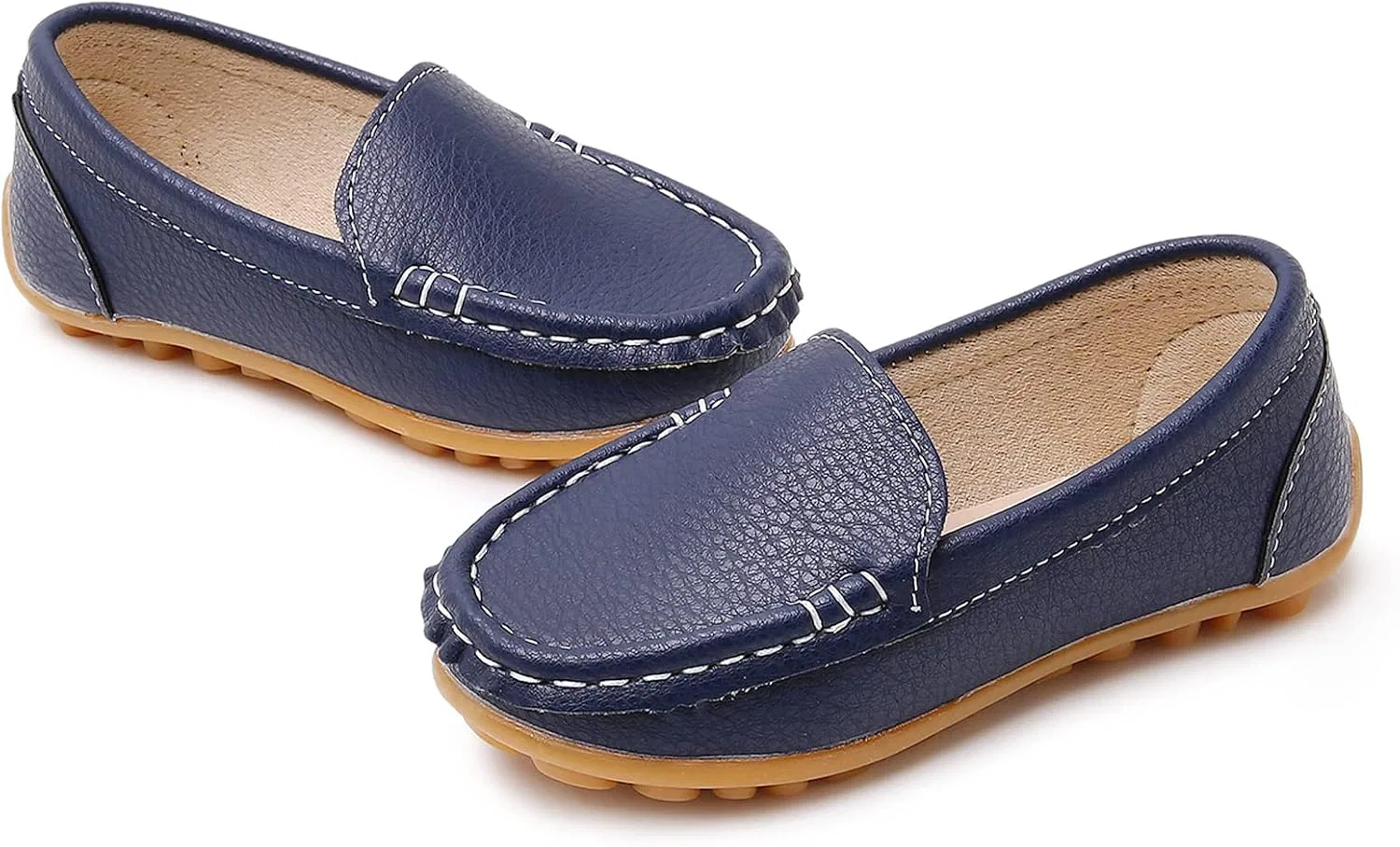 Детские лоферы без шнуровки из PU-кожи RVROVIC, Blue — фото 4