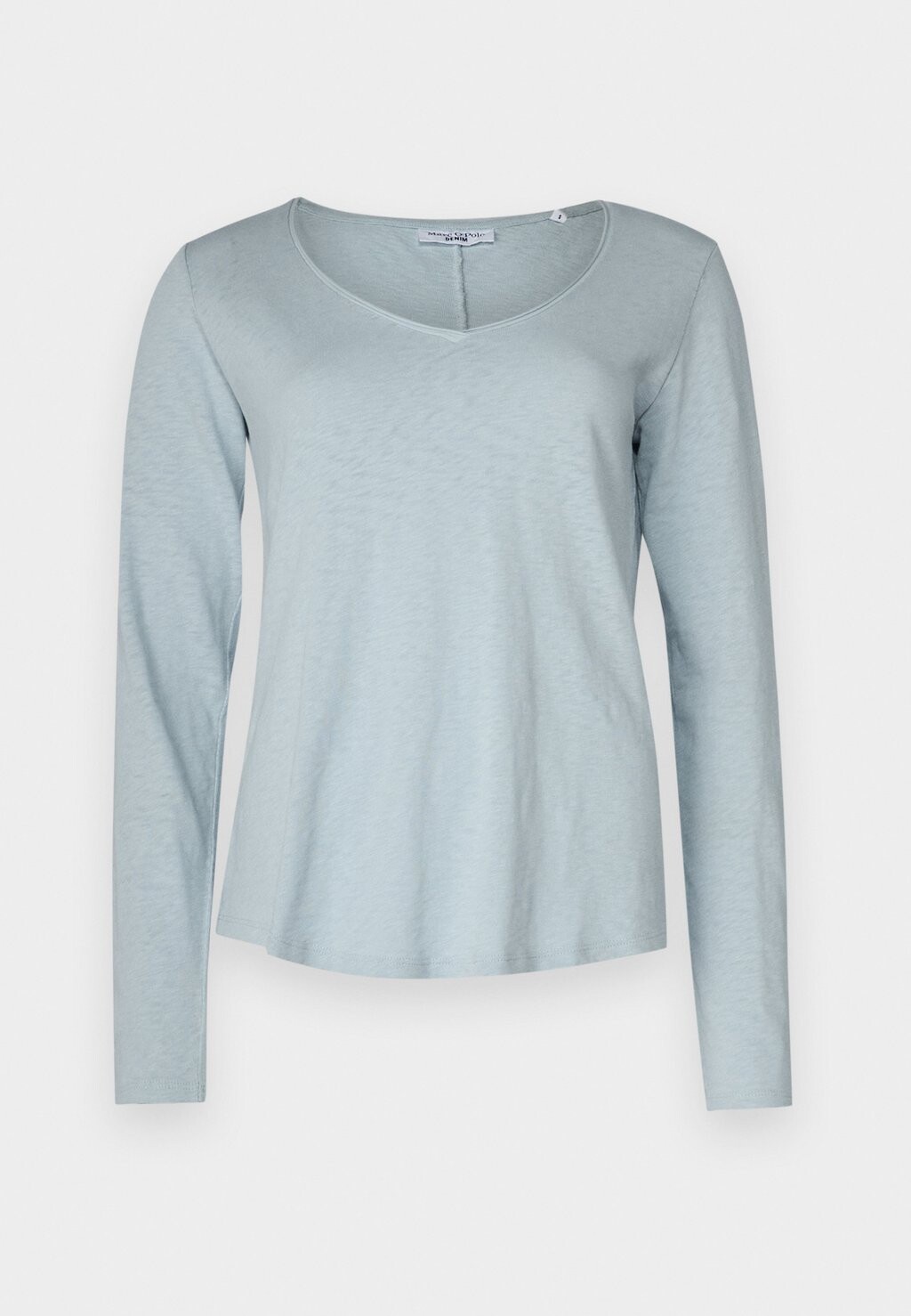 

Топ с длинными рукавами RAW CUT EDGE NECK Marc O'Polo DENIM, светло-голубой
