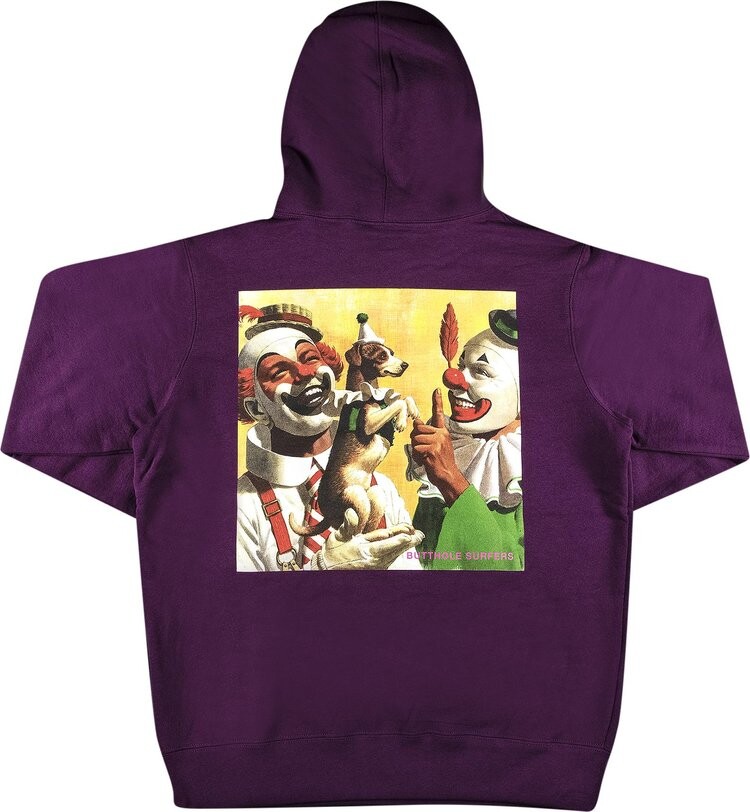 Толстовка Supreme x Butthole Surfers Hooded Sweatshirt 'Eggplant', фиолетовый — фото 3