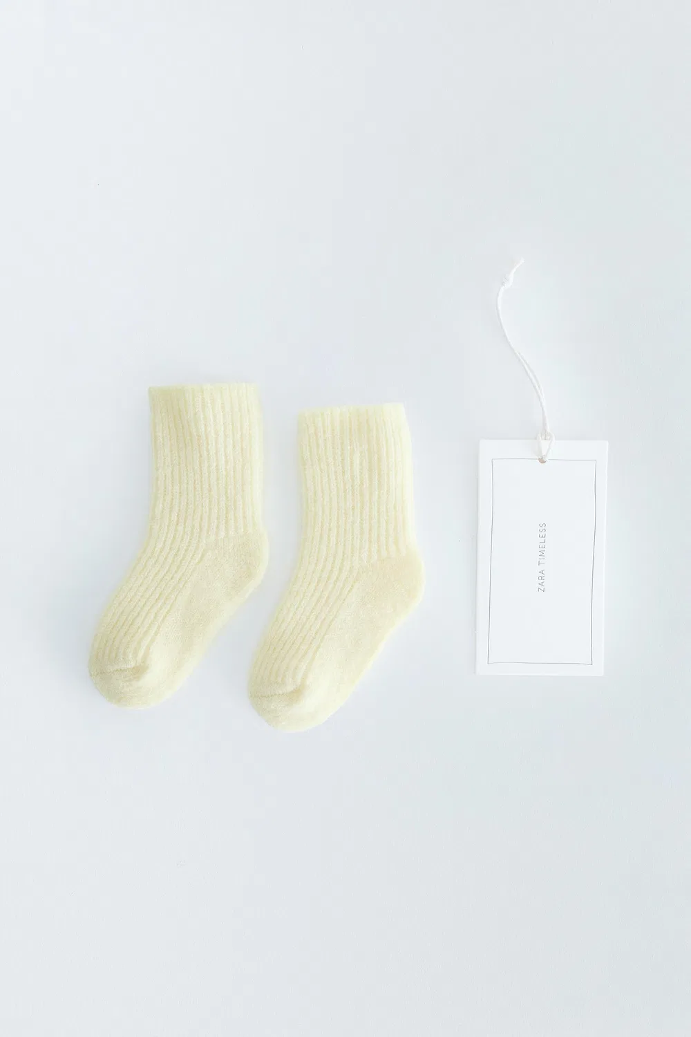 ZARA TIMELESS - Носки из 100% кашемира, Light yellow