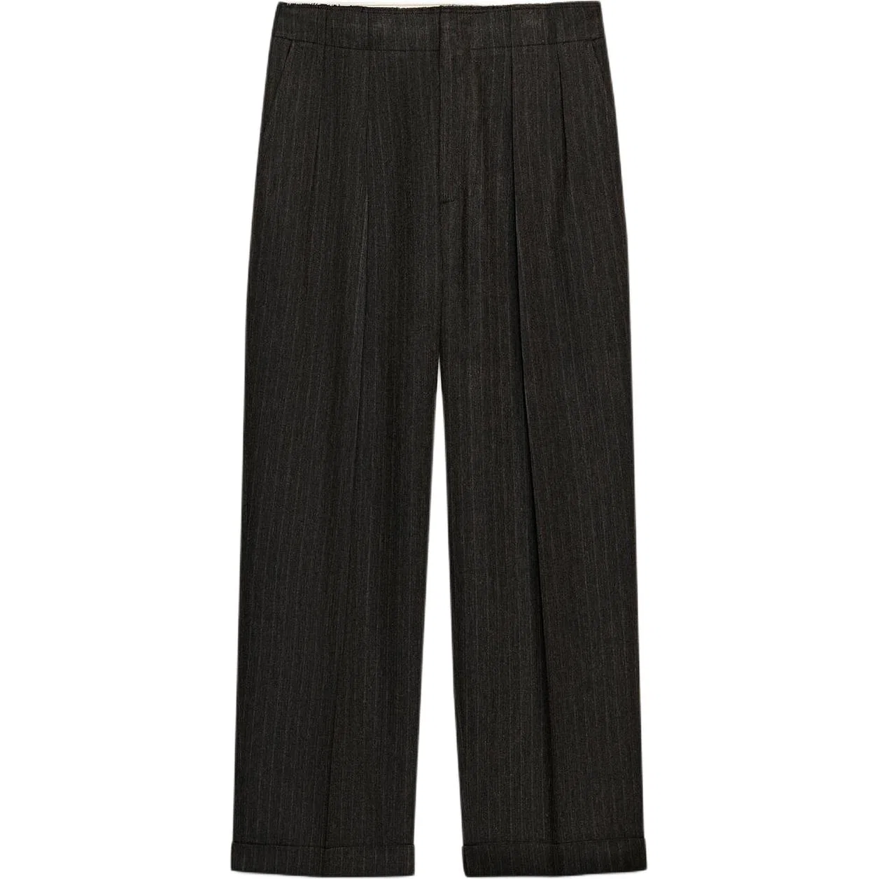 Женские повседневные брюки с принтом Zebra Print Brown, ZARA