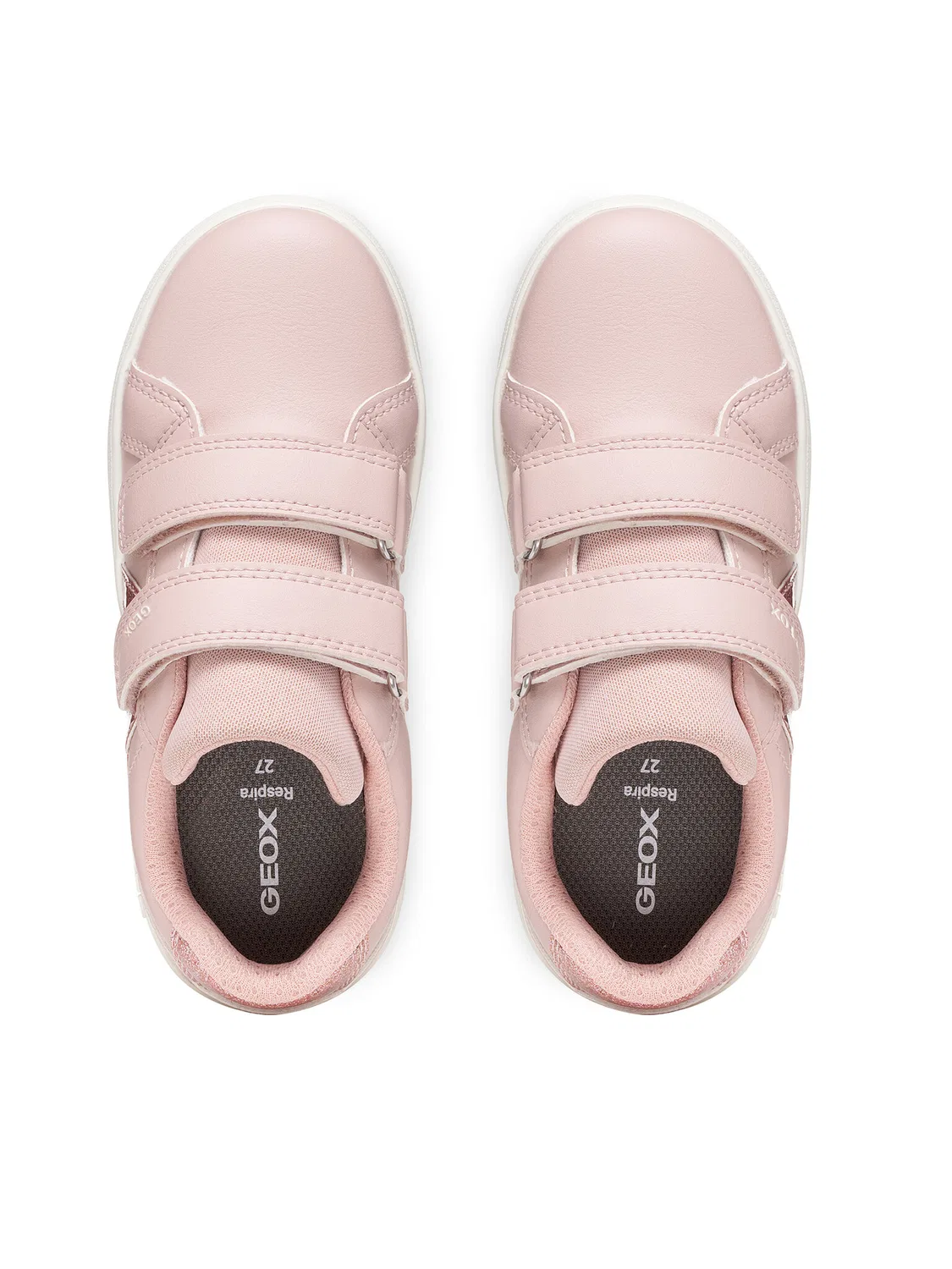 Кроссовки для девочки Eclyper Girl Geox, светло-розовый — фото 4