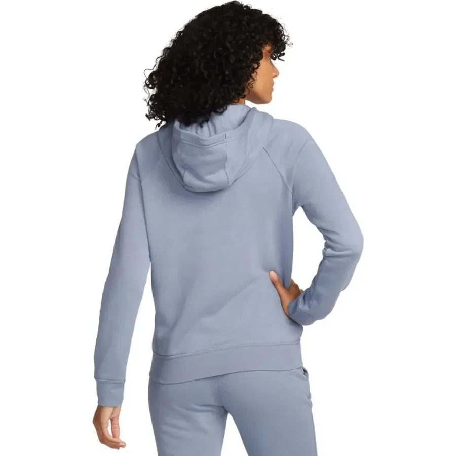 Женский худи с капюшоном из флиса Nike Sportswear Essential, Синий — фото 2