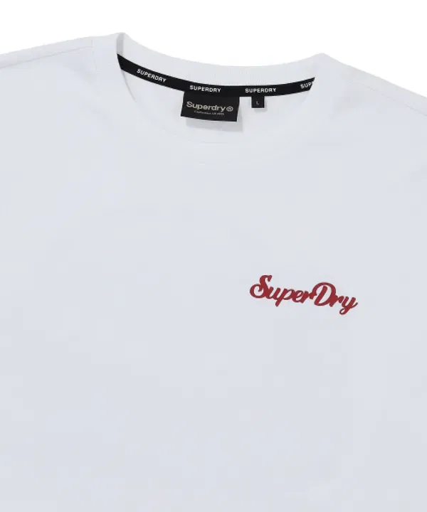 Футболка с принтом Superdry, белый — фото 3