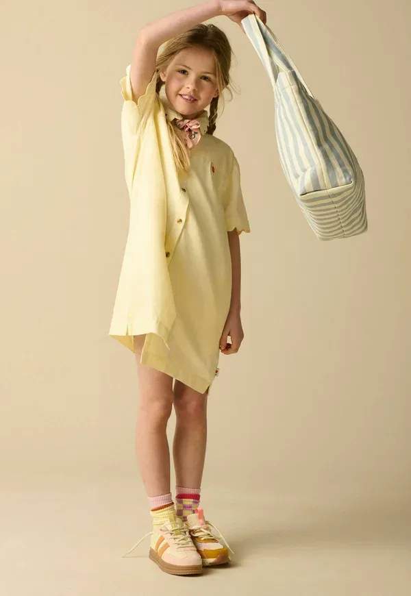 Платье хлопковое shirt dress Sissy-boy, hellgelb, светло-желтый — фото 4