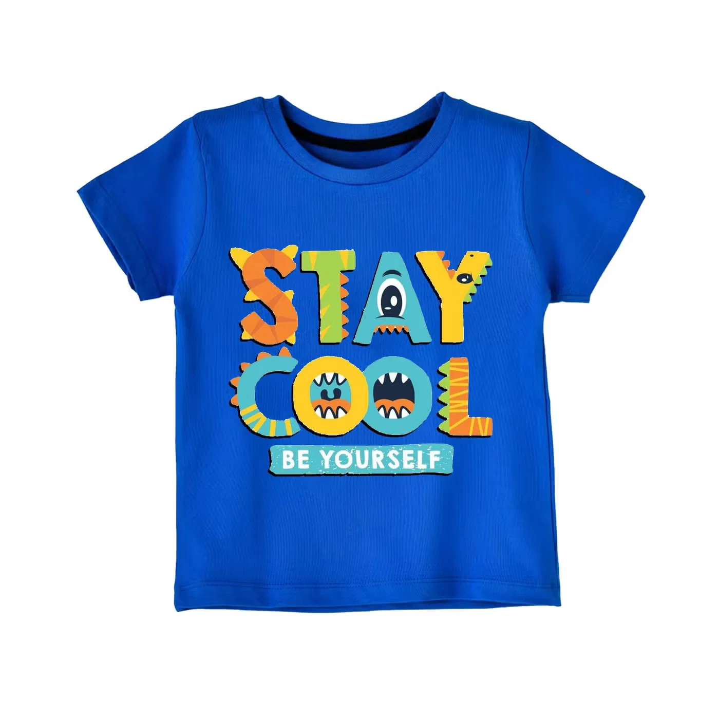 Футболка с принтом Stay Cool Be Yourself Yoo Street, синий