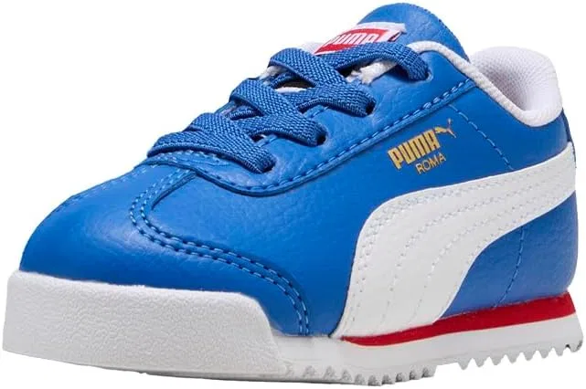 Детские кроссовки для мальчиков с шнуровкой Roma 24 PUMA, Blue — фото 2