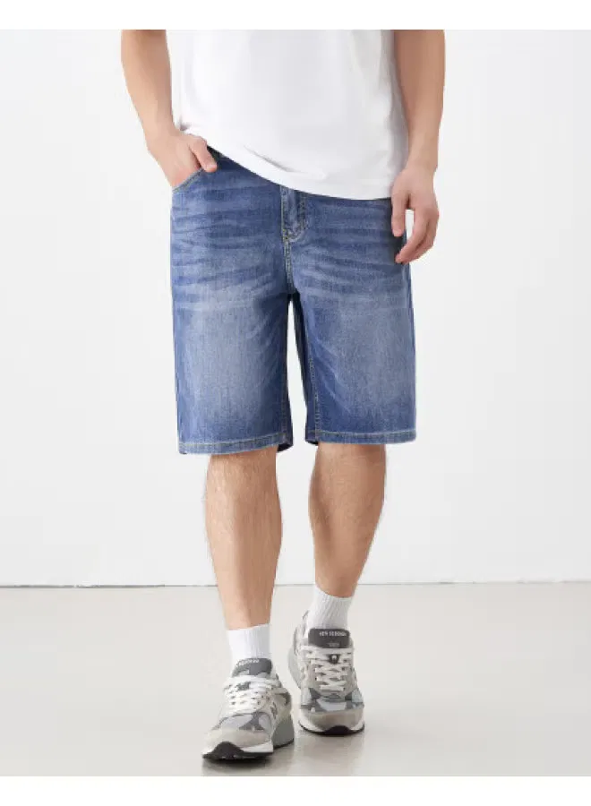 Шорты джинсовые летние с эффектом потертости для мальчиков Gxg.Jeans