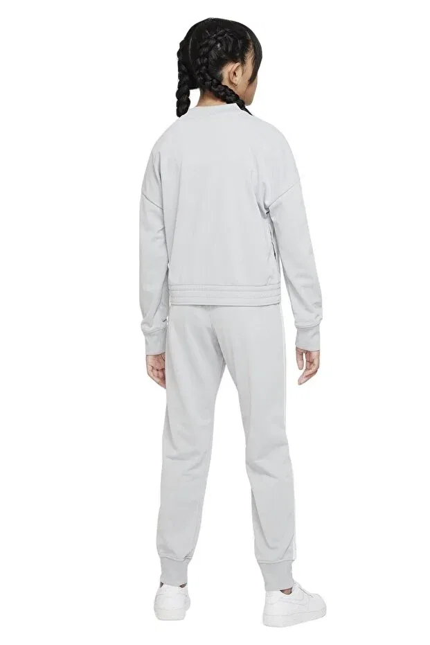 Детский спортивный комплект для девочек с длинным рукавом Sportswear Nike, Gray — фото 2