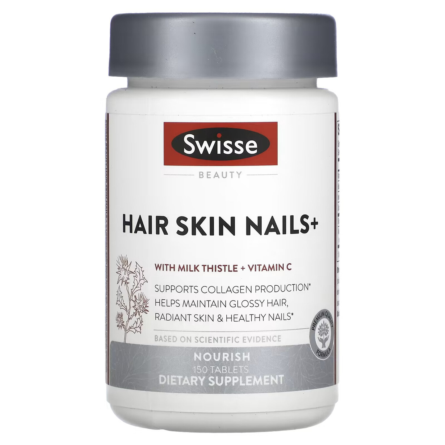 

Swisse, Ultiboost, добавка для здоровья волос, кожи и ногтей Hair Skin Nails+, 150 таблеток