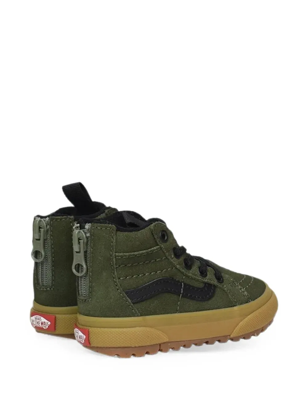 Кроссовки Mte Sk8-Hi Zip Vans Kids, зеленый — фото 3