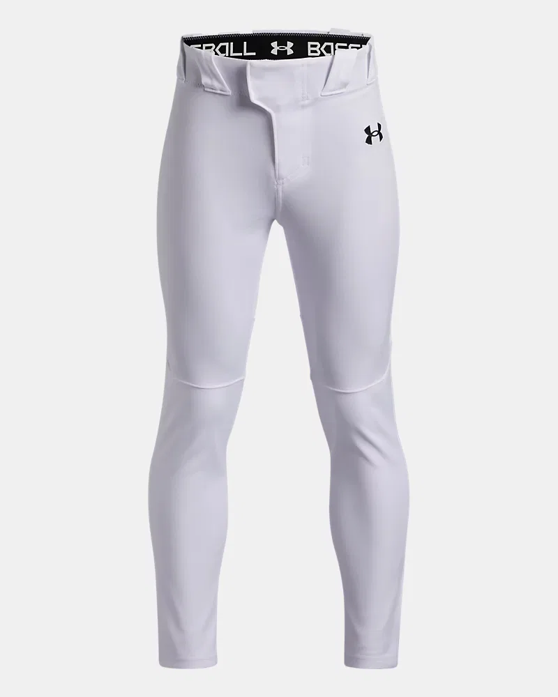 Бейсбольные брюки 61 см быстросохнущие UA Utility Pro Tapered UnderArmour, White/Black