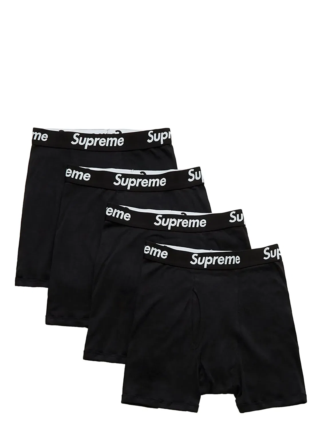 Supreme Трусы-боксеры, набор из 4, черные