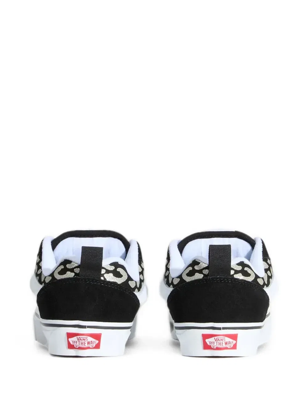 Кроссовки Knu Skool с леопардовым принтом Vans Kids, черный — фото 3