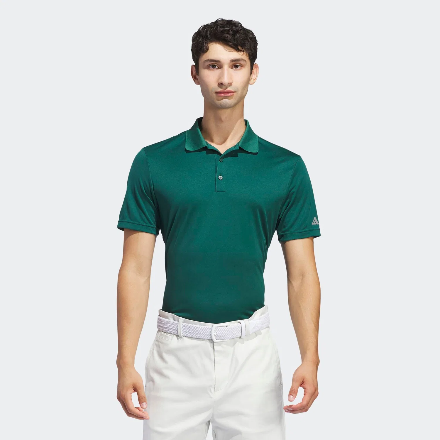 Мужское поло с коротким рукавом Primegreen Adidas Performance, Collegiate Green — фото 2