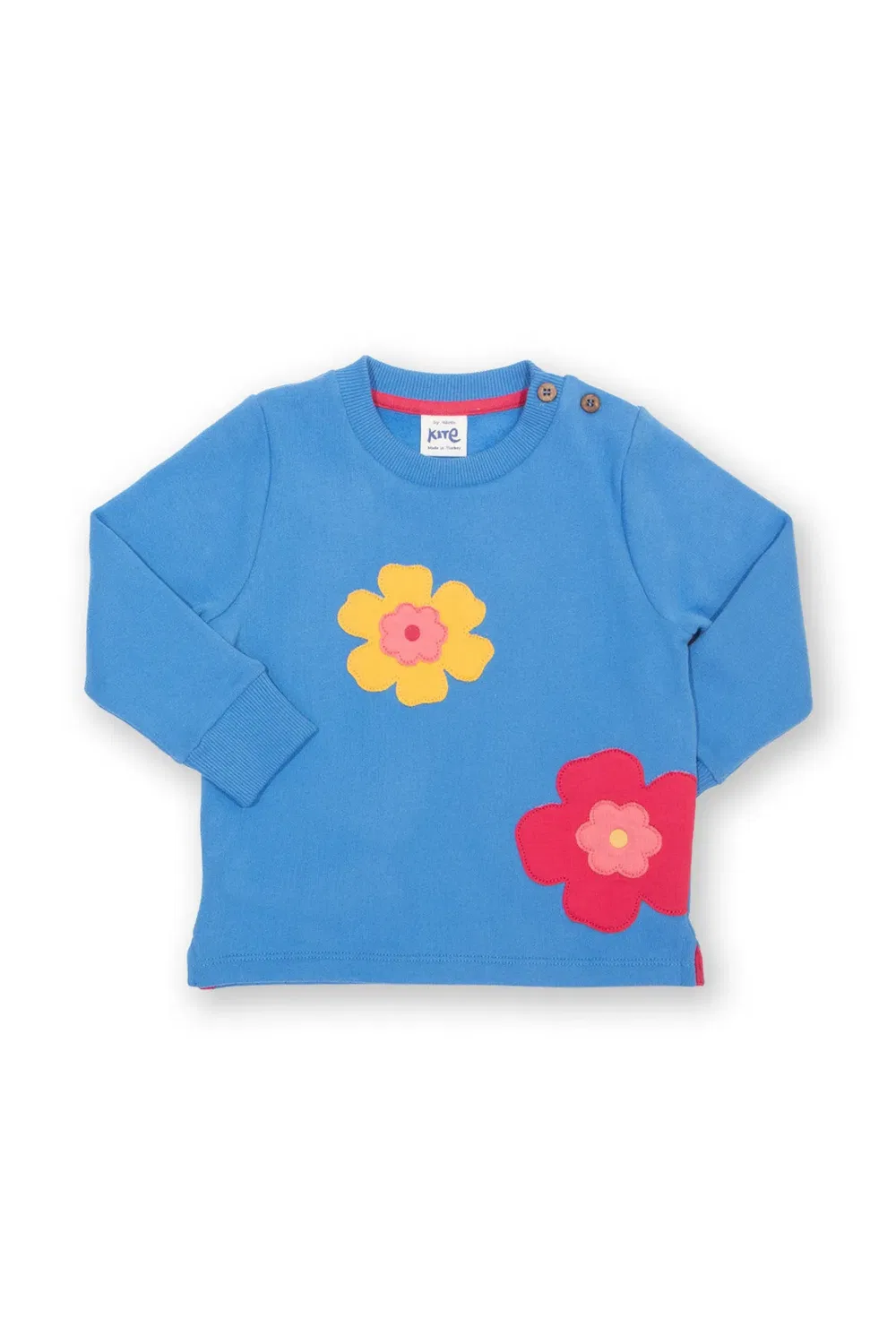Свитшот с принтом Flower Power Kite, Blue