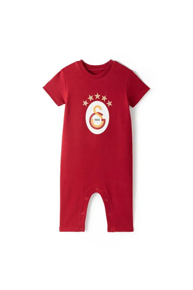 Детское боди-комбинезон с длинным рукавом Galatasaray 5 Star Baby Romper Gsstore, Red