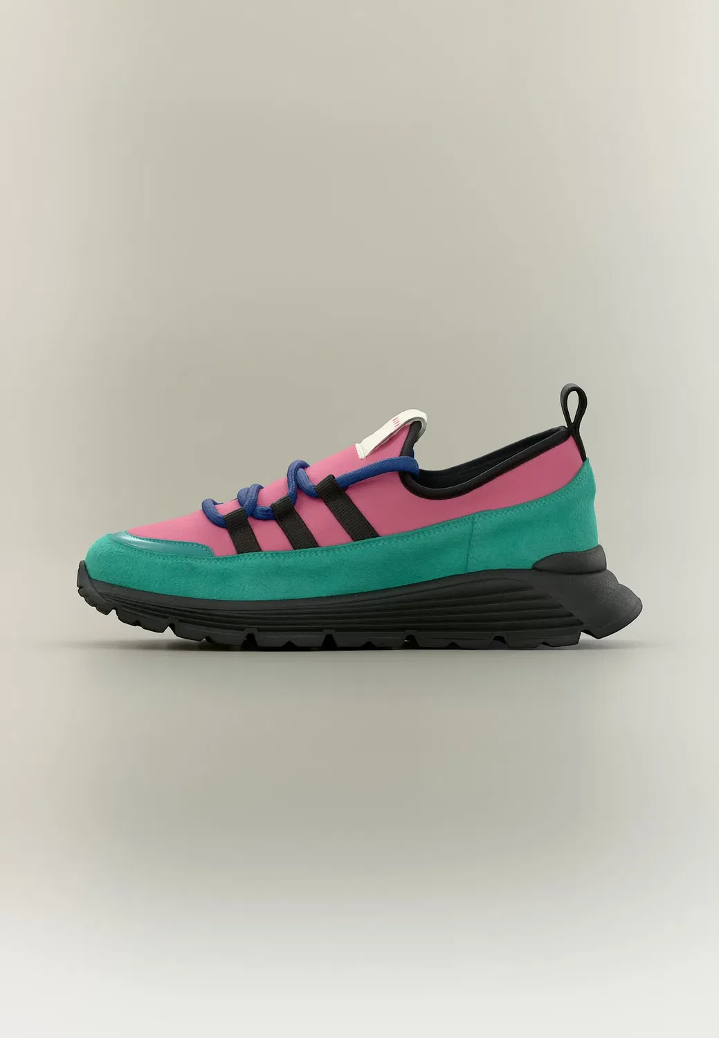 Унисекс - кроссовки Marni, Pink/Green/Black/Blue