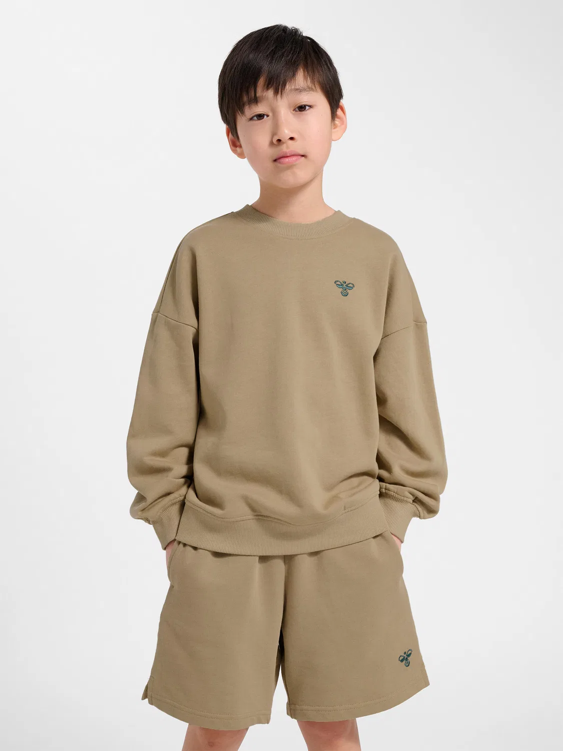 Детский свитшот с круглым вырезом Hmljr Jump Hummel, Braun