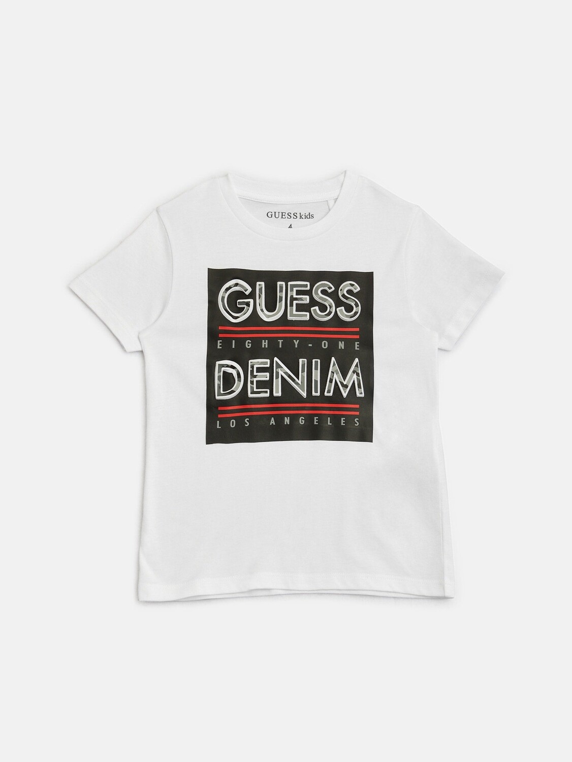 

Футболка с логотипом Kalin (2-6) Guess Factory, цвет Pure White