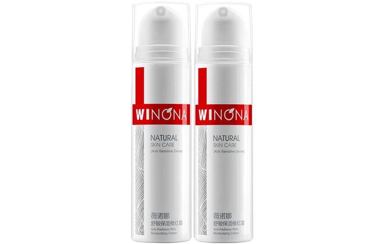 

Winona Набор для ухода за кожей против аллергии увлажняющий успокаивающий покраснение стабилизирующий антиоксидантный 15г*2