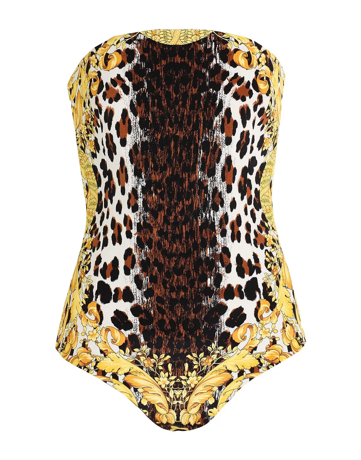 Женское боди с длинным рукавом Versace, желтый