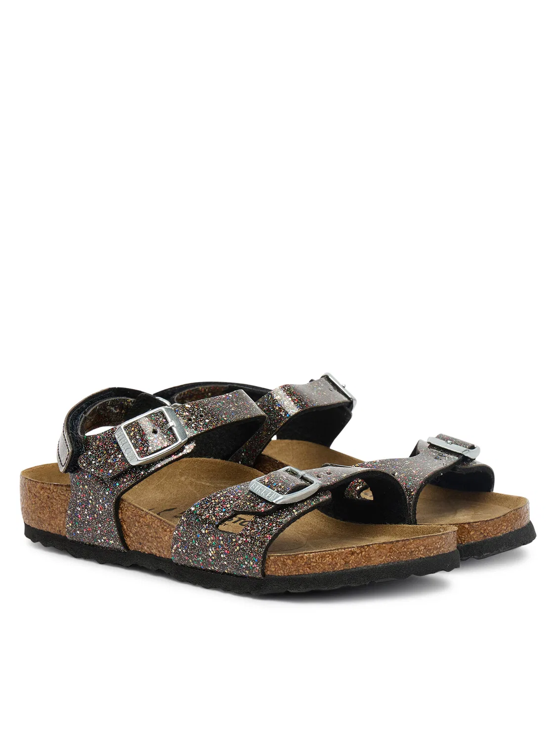 Сандалии для девочки Rio As Kids Birkenstock, черный — фото 2