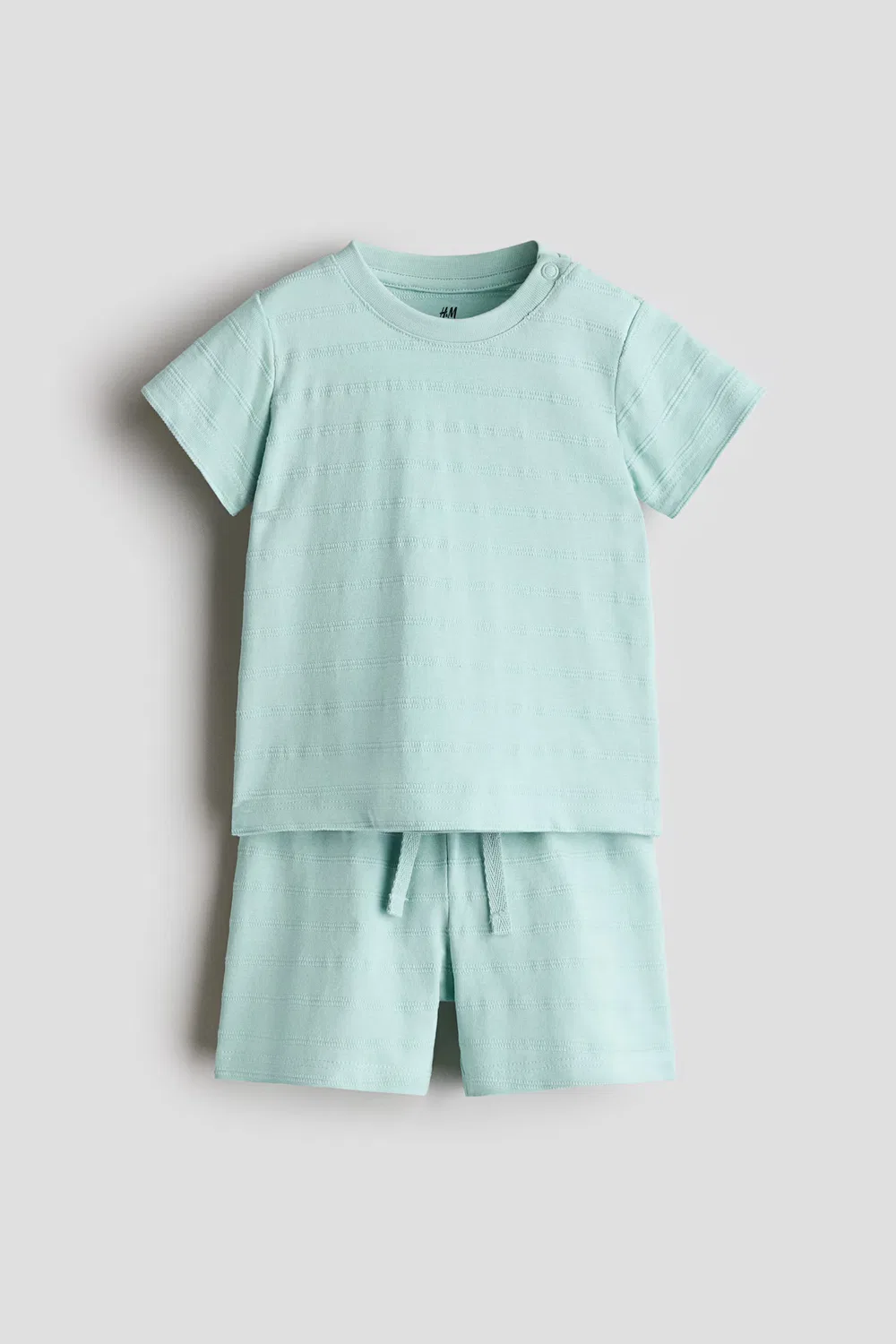 Комплект из двух предметов из хлопкового трикотажа H&M, Türkis