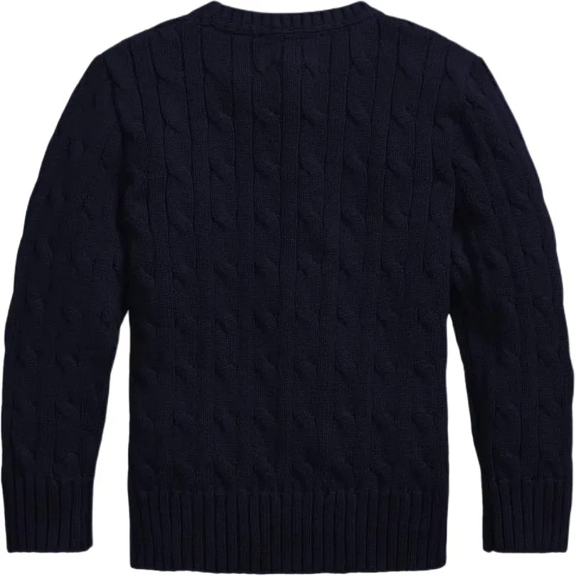 Детский свитер с круглым вырезом Polo Ralph Lauren, Blue — фото 3