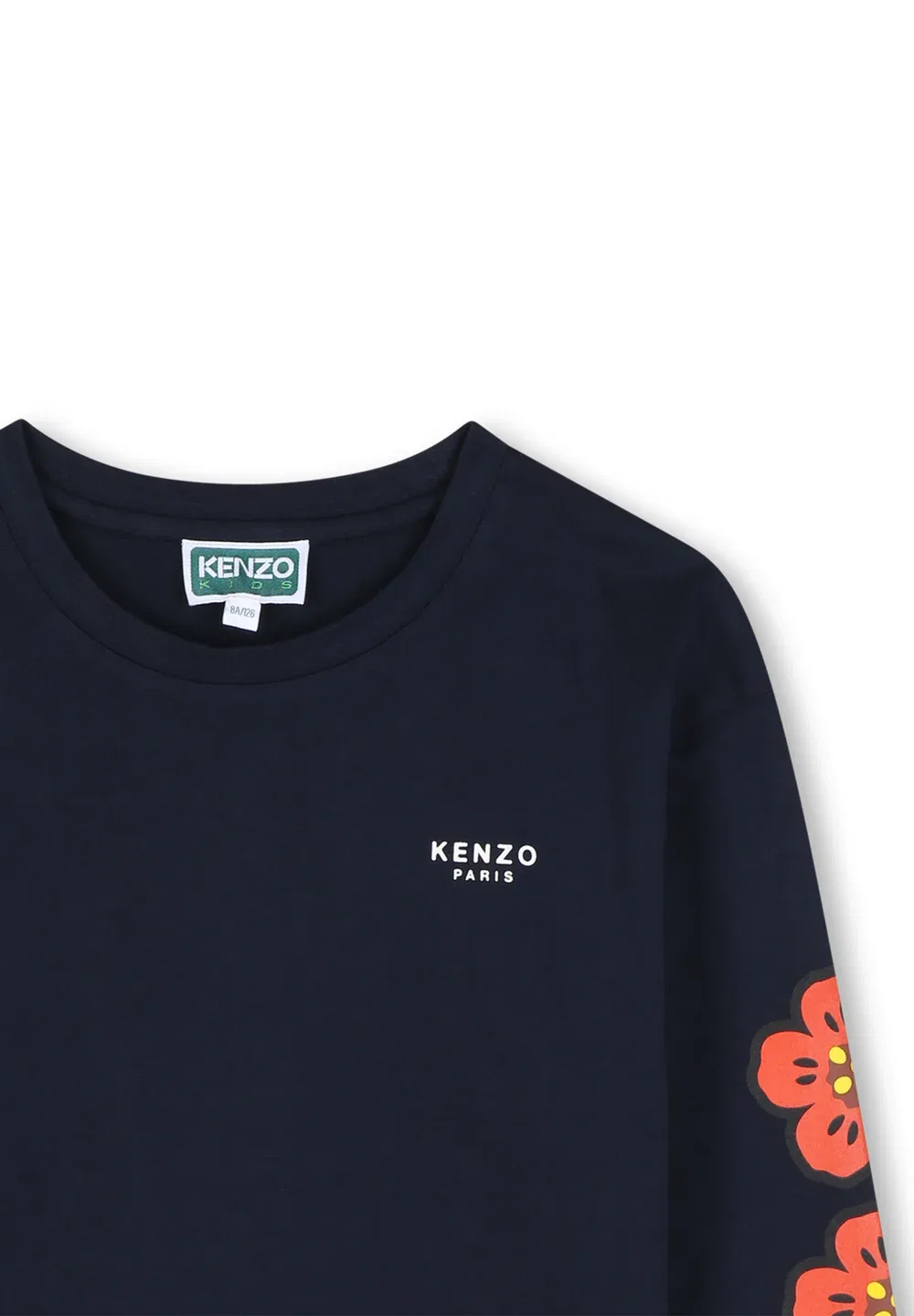 Tee-Shirt manches longues - футболка с длинными рукавами Kenzo Kids, Bleu Mistral — фото 3