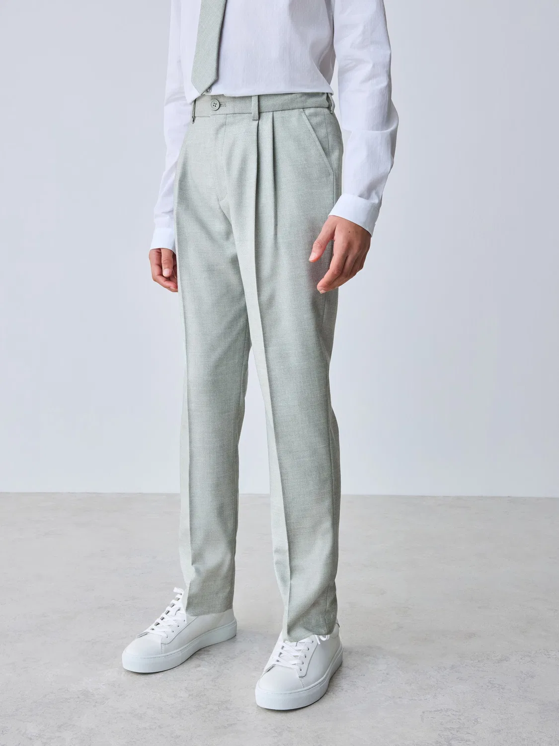 Брюки классические, модель Suit Trousers Baker by Ted Baker, серый